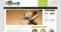 Desktop Screenshot of easyparcelshipping.com